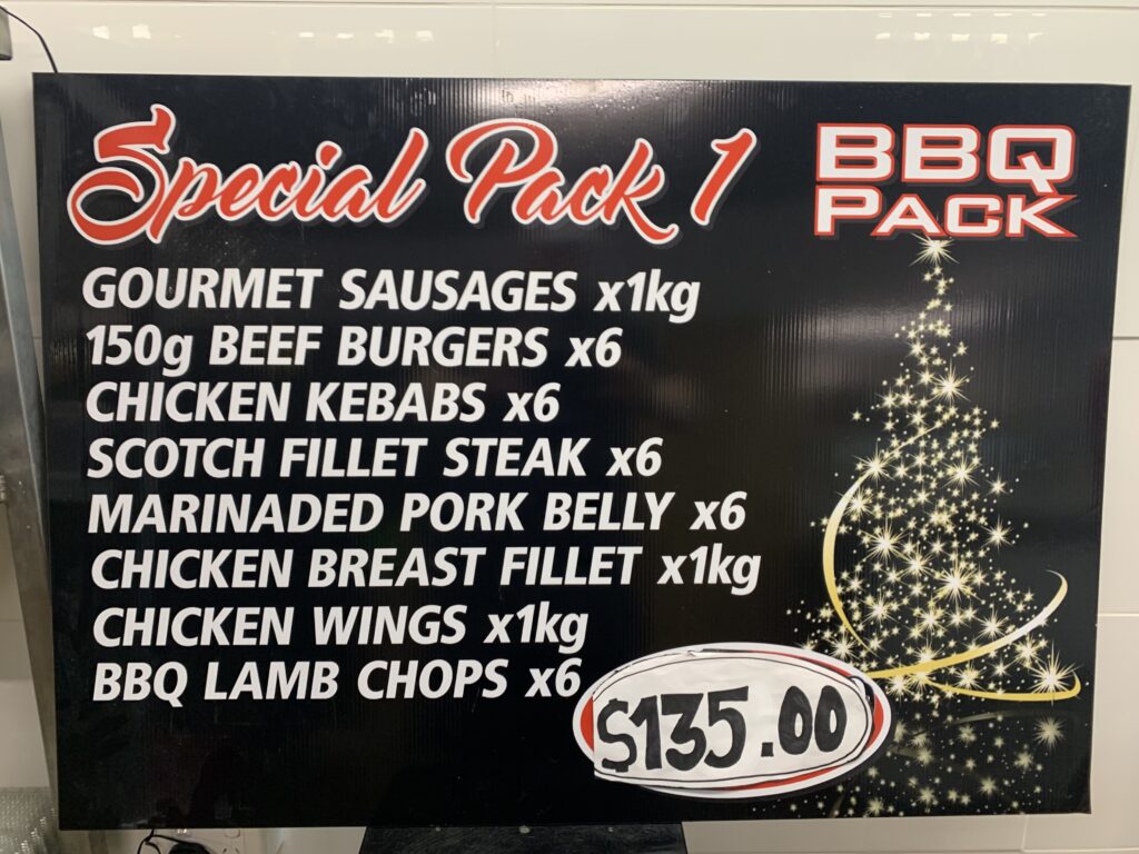 Christmas BBQ Pack