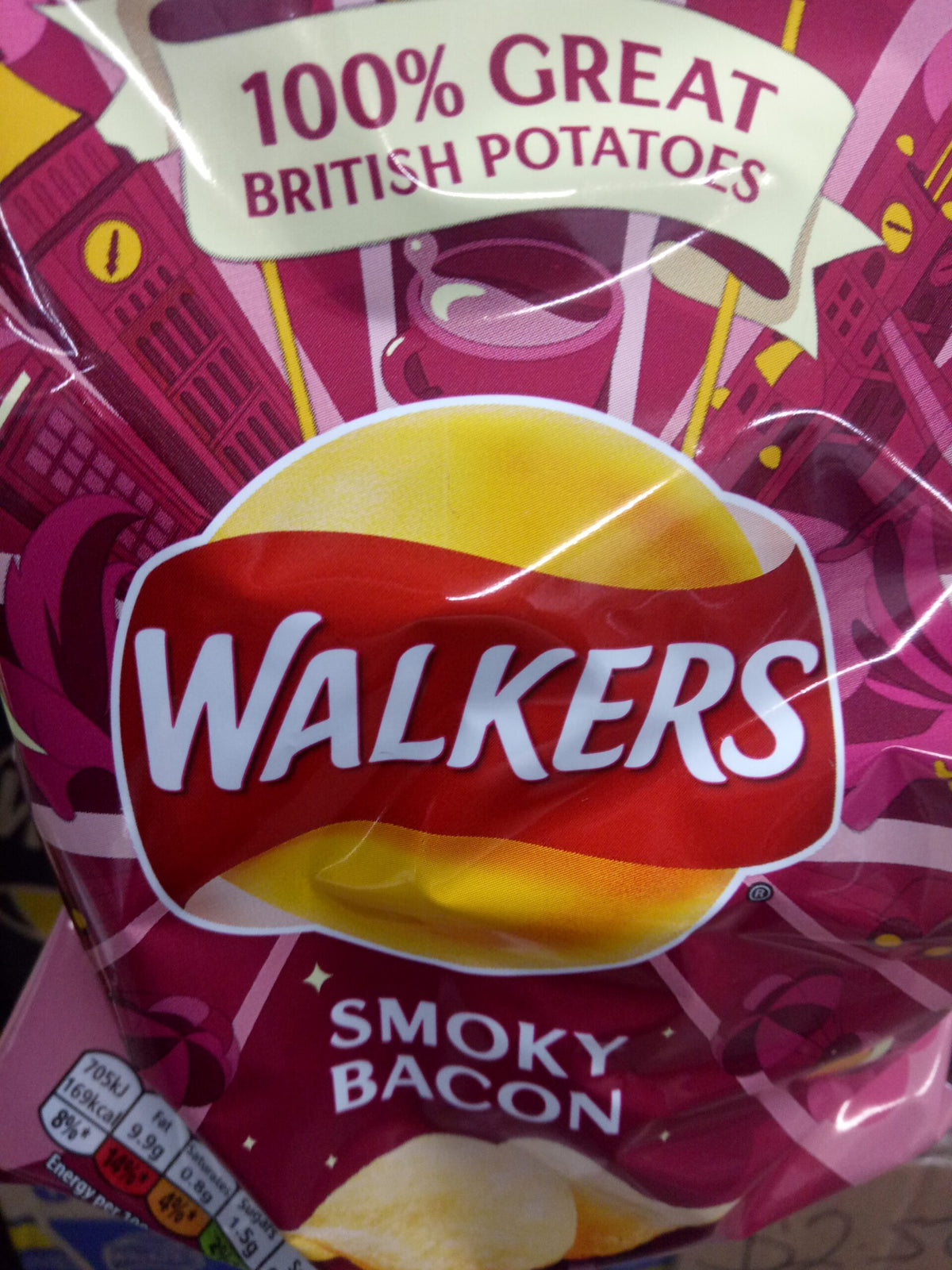 Walkers Smoky bacon crisps